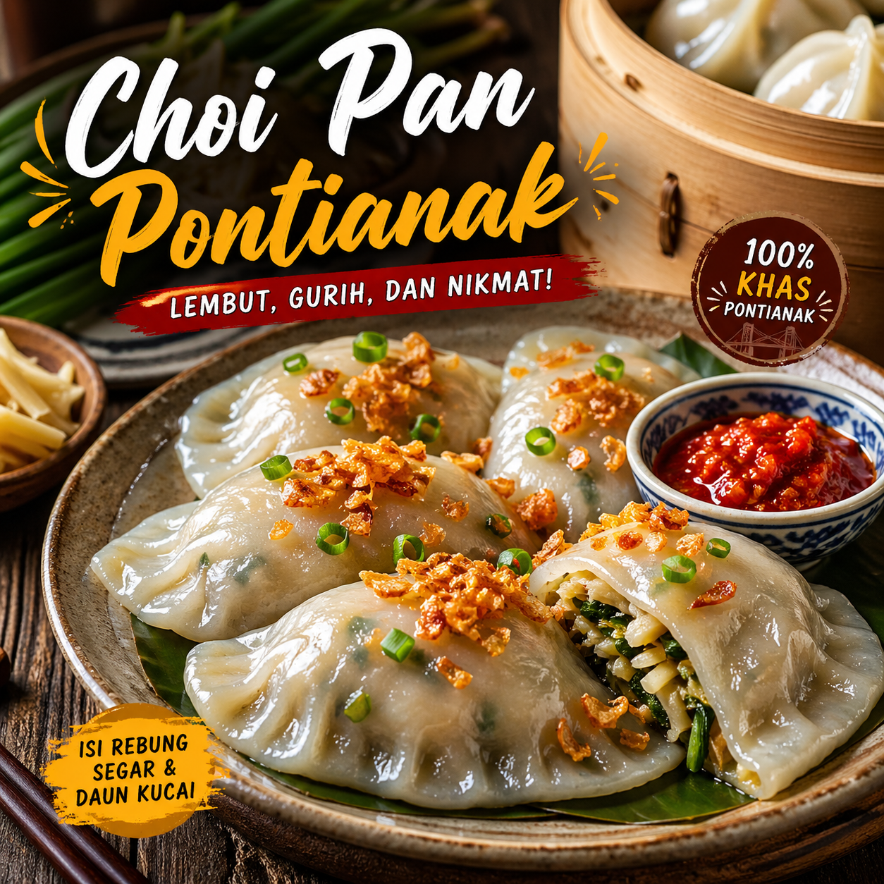 Menguak Choi Pan Pontianak, Camilan Tradisional Penuh Rasa