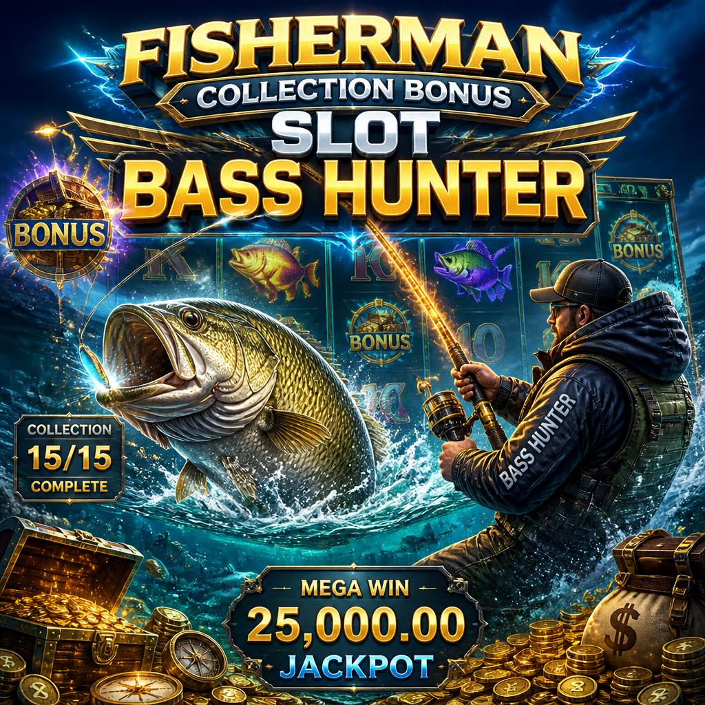 Fisherman Collection Bonus Slot Bass Hunter: Fitur Menarik dengan Sensasi Memancing Harta Karun Digital