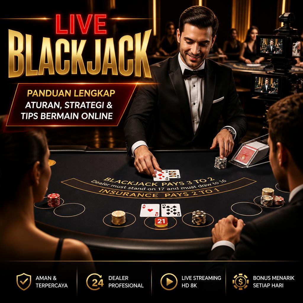 Live Blackjack: Panduan Lengkap Aturan, Strategi, dan Tips Bermain Online