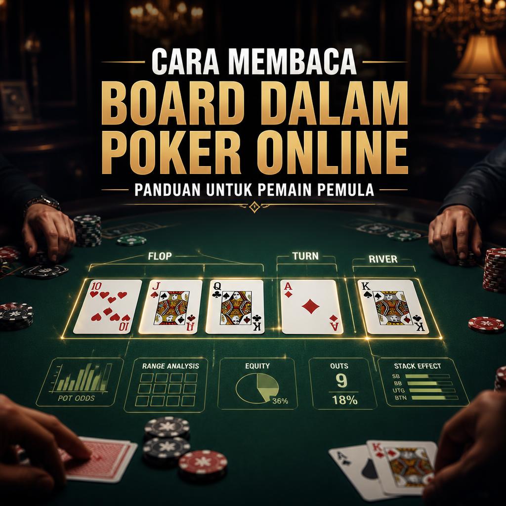 Cara Membaca Board dalam Poker Online untuk Pemain Pemula