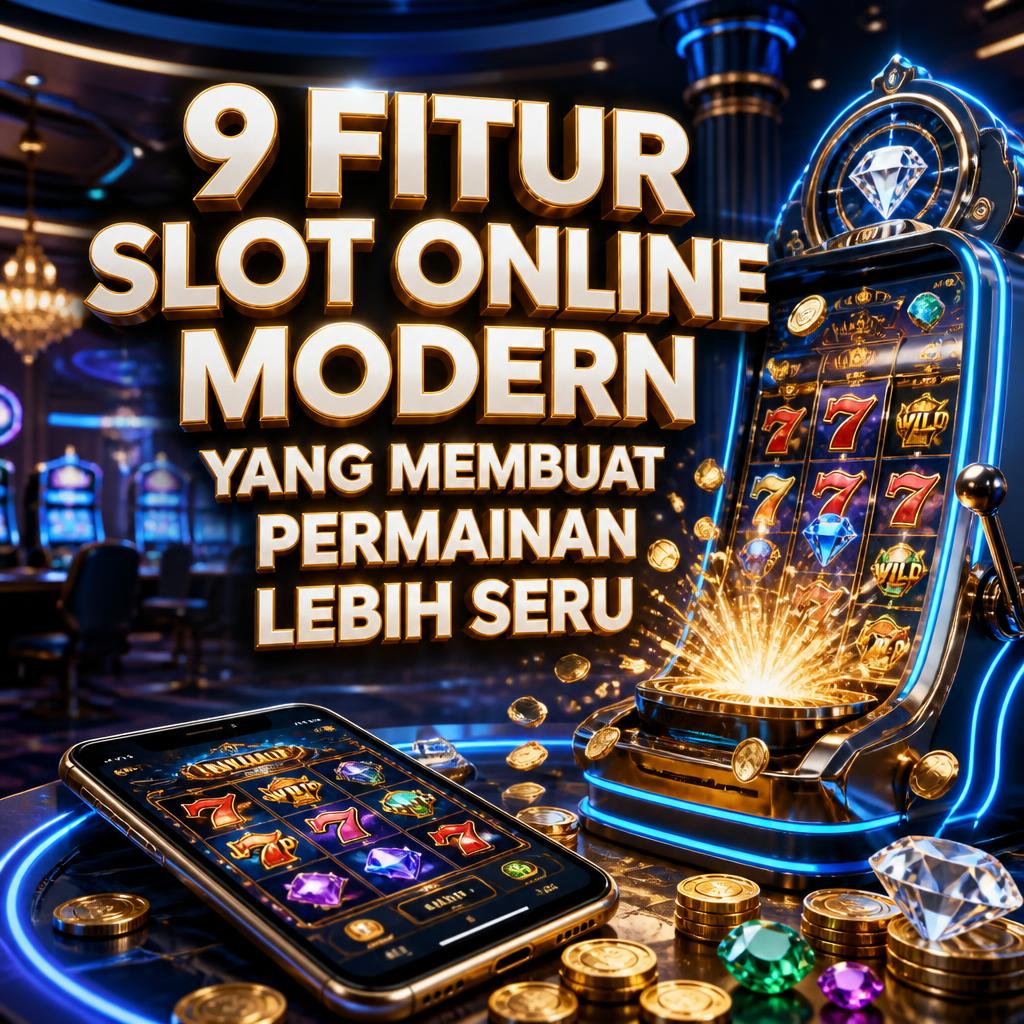 9 Fitur Slot Online Modern yang Membuat Permainan Lebih Seru